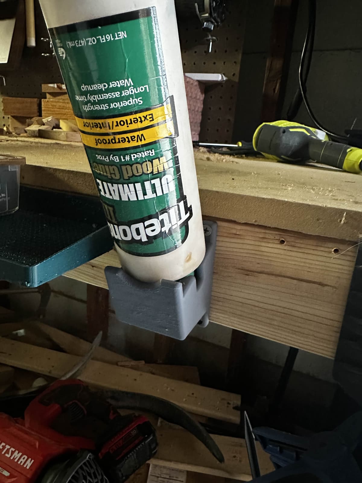 Titebond glue bottle dock